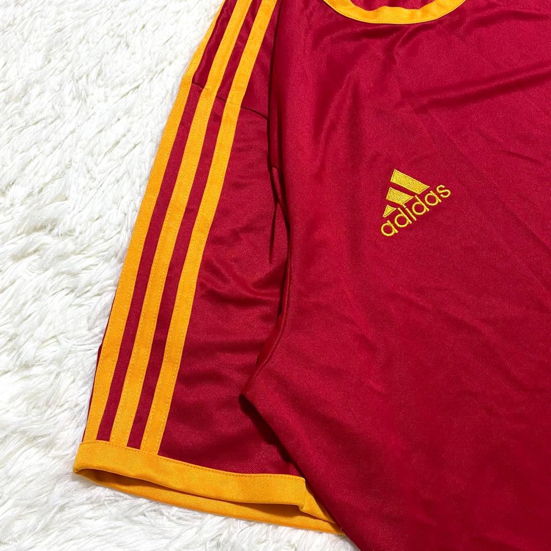 アディダス　スペイン代表　ゲームシャツ　刺繍ロゴ　スリーストライプ　ユーロ　XL