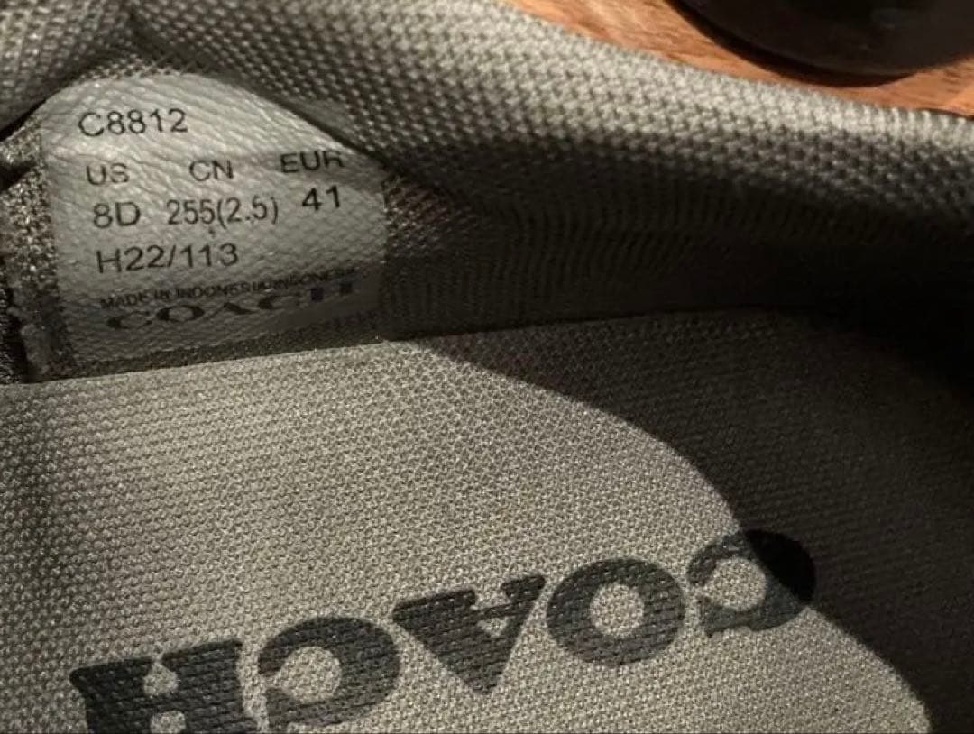 美品　コーチ　coach スニーカー