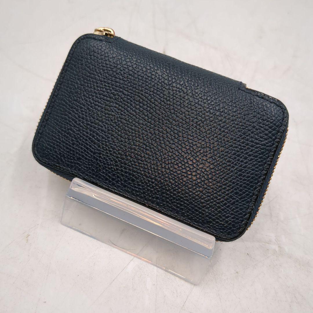 極美品✨　ヴァレクストラ レザー ケース　小銭入れ カードケース ネイビー