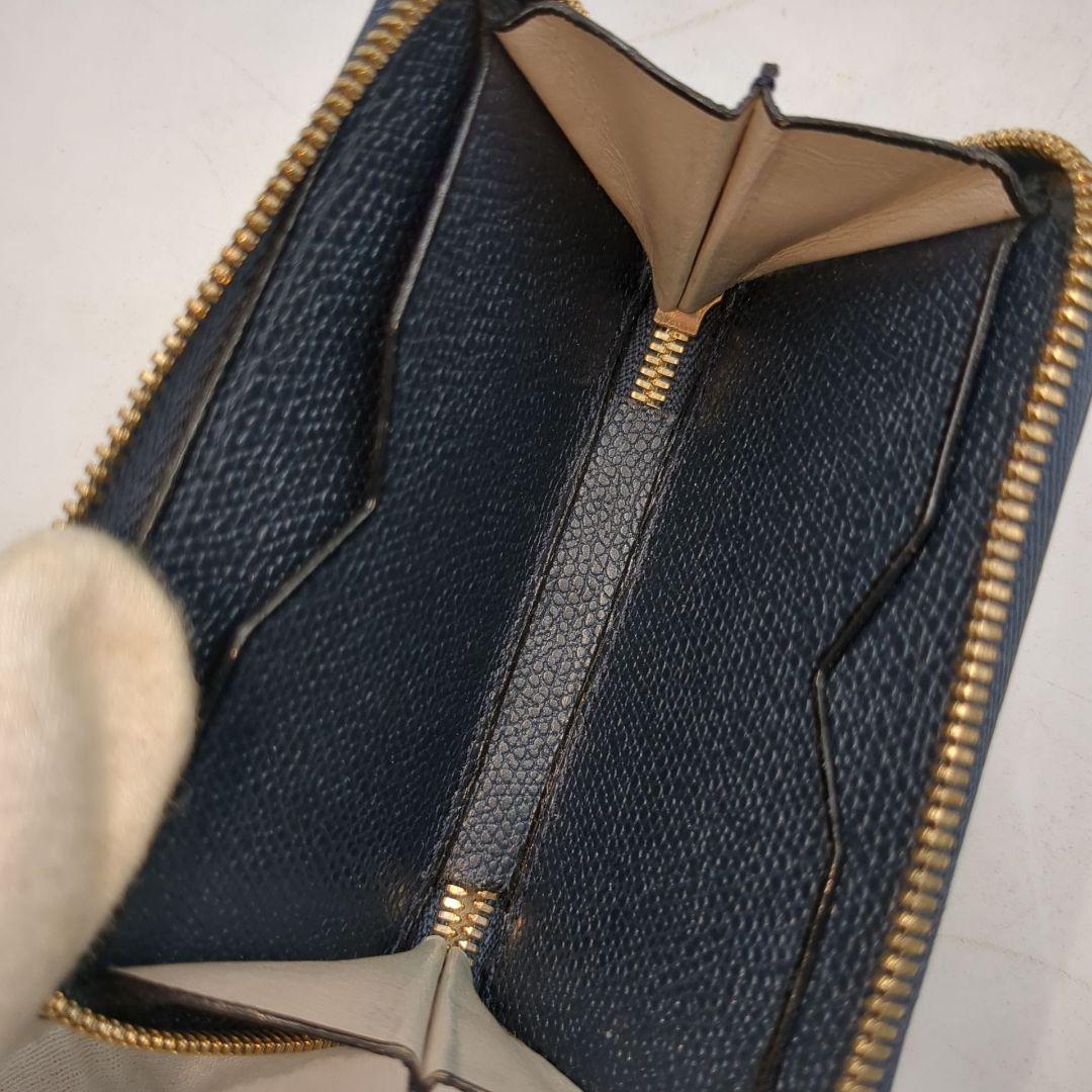 極美品✨　ヴァレクストラ レザー ケース　小銭入れ カードケース ネイビー