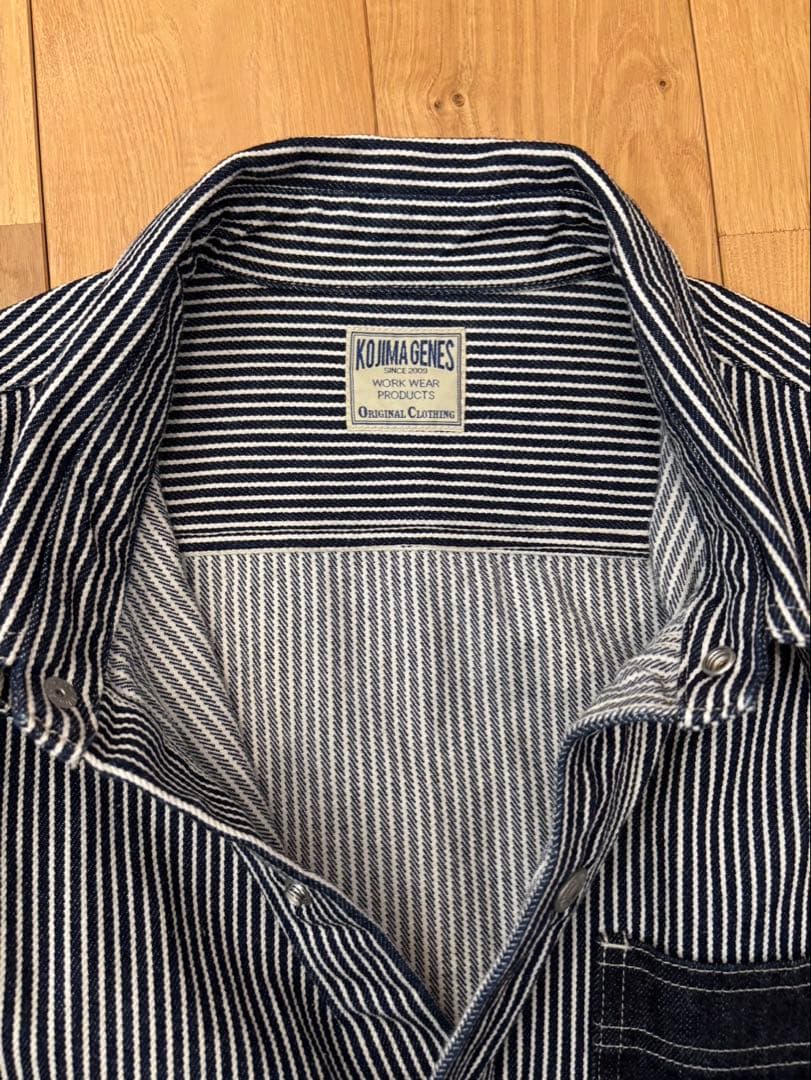 児島ジーンズ　ベーシックワークシャツ　XXL