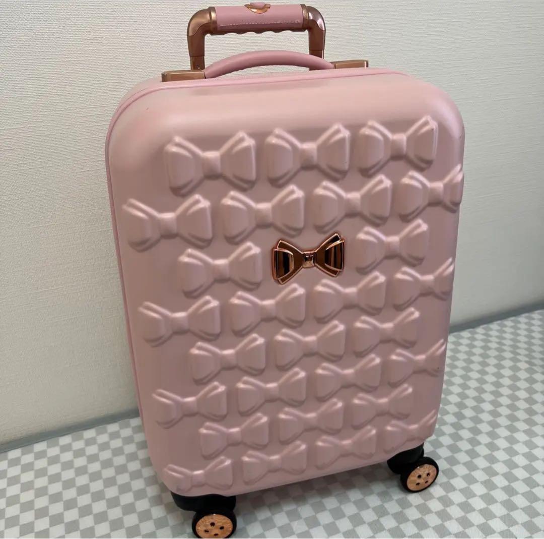 TED BAKER キャリーバッグ ピンク　機内持込スーツケース