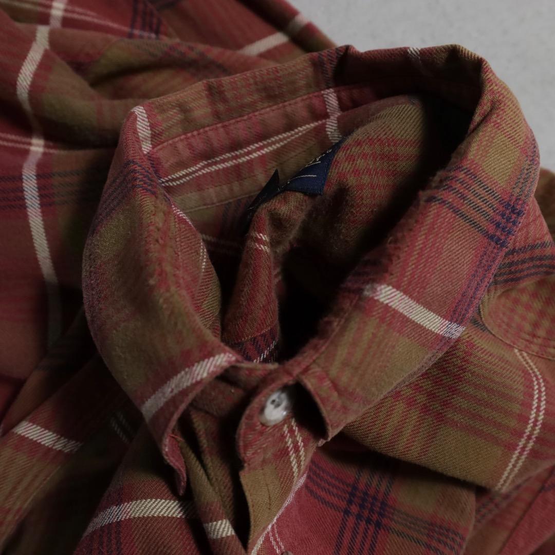 WILLIS&GEGEIGEER シャツ 長袖 90s バーガンディー 美品