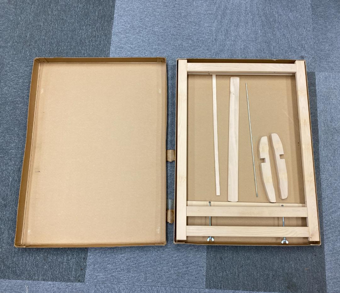 【手織り機】木枠の織り機【中古】