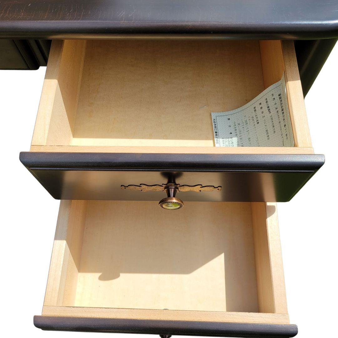 【極希少】カリモク Karimoku 高級デスク 書斎デスク 引き出し