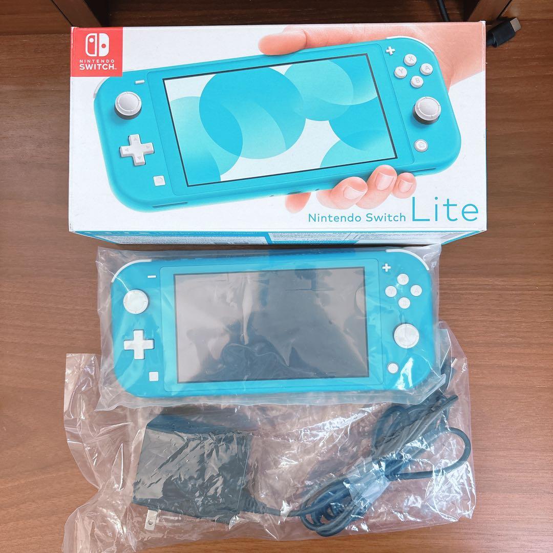 Nintendo Switch lite ライト ターコイズ 箱あり 完備品