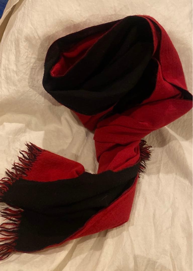 T*a様 yohji yamamoto ヨウジヤマモト 黒 赤 リバーシブル マ