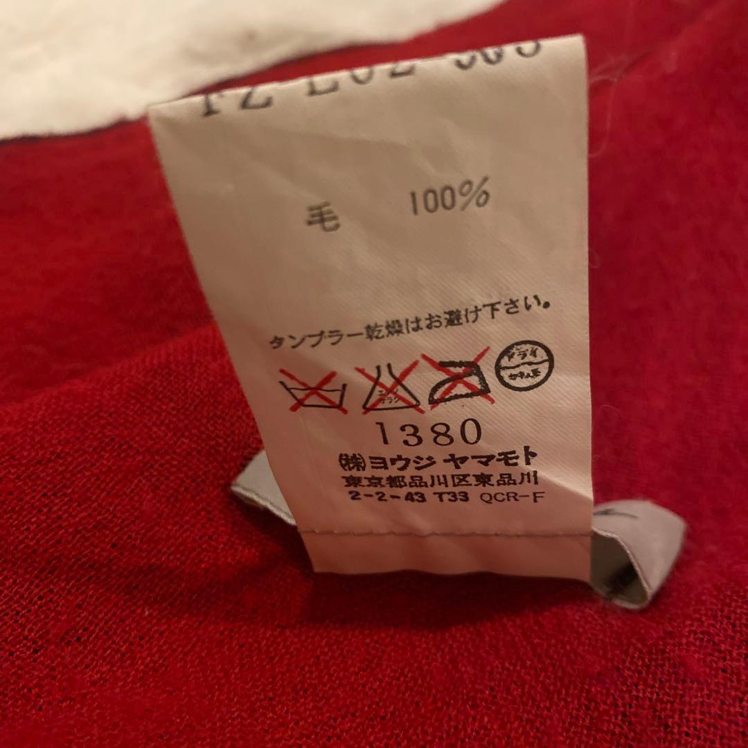 T*a様 yohji yamamoto ヨウジヤマモト 黒 赤 リバーシブル マ