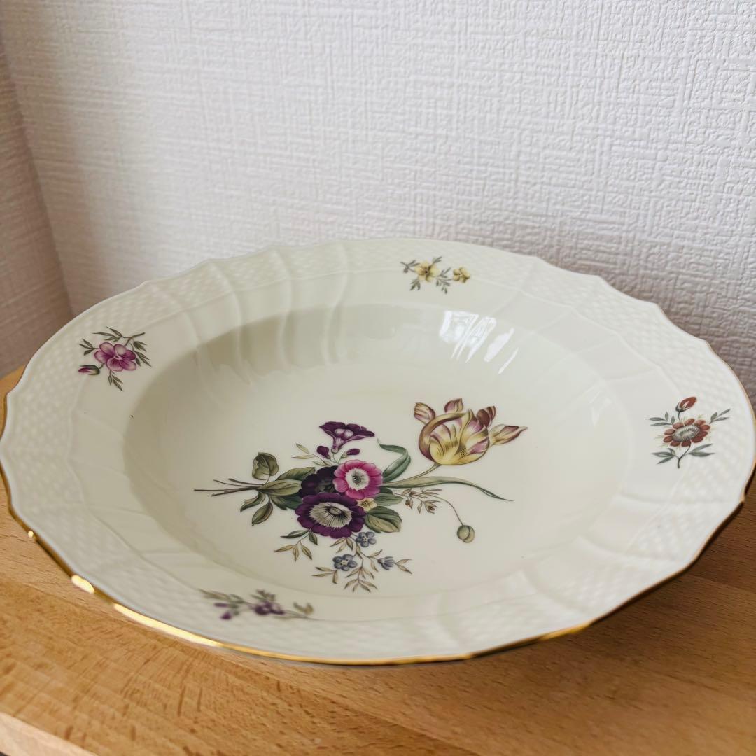 ＊⚫︎希少！　アンティーク　ロイヤルコペンハーゲン　ディーププレート　深皿　　　E