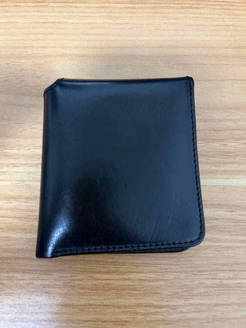 Hender scheme wallet black 二つ折り財布　数回使極美品