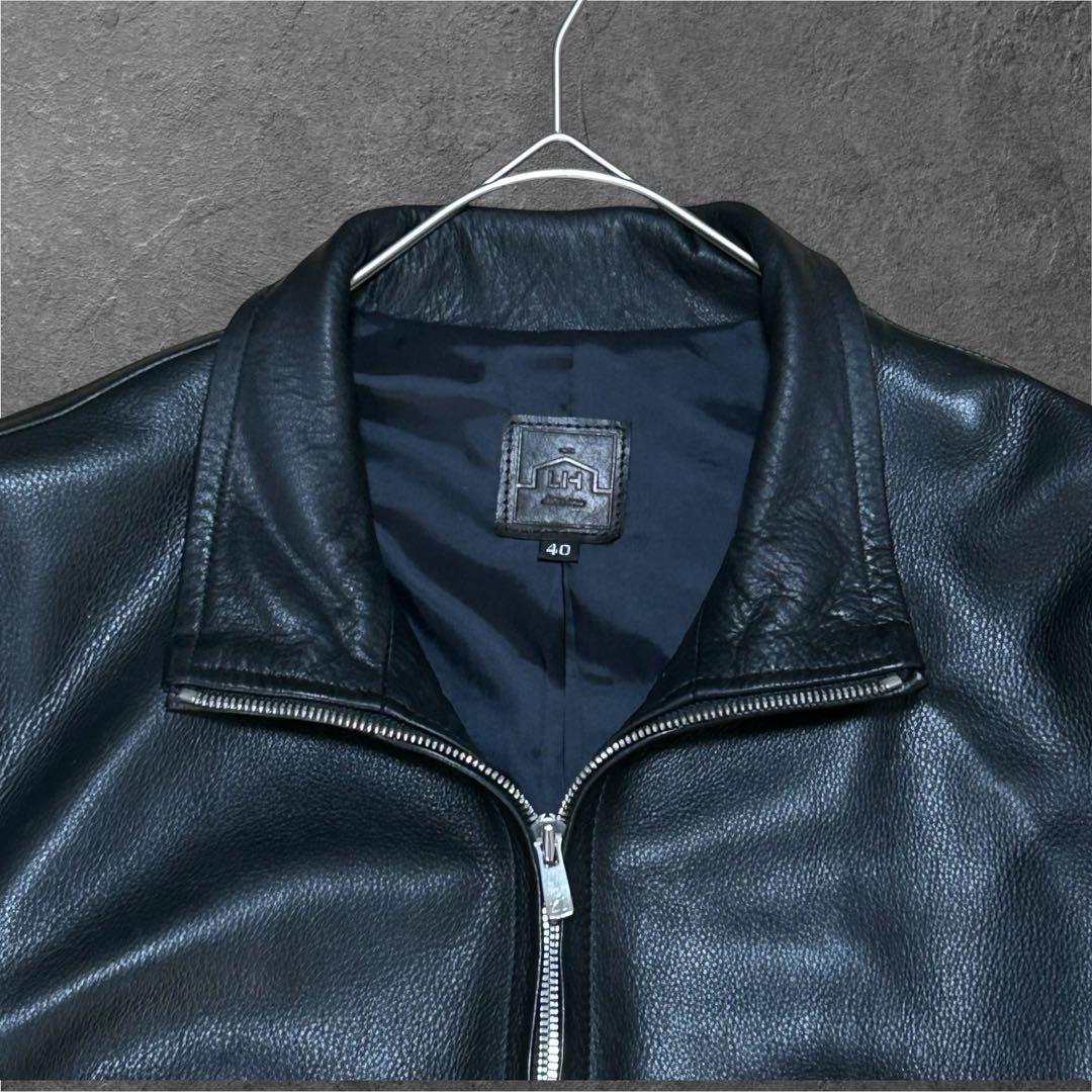 LEATHER HOUSE カウレザー レザージャケット シングルライダース