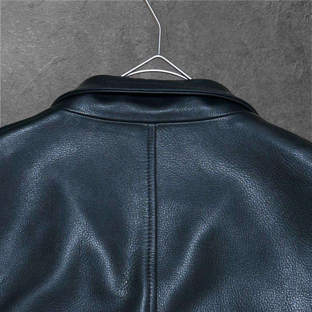 LEATHER HOUSE カウレザー レザージャケット シングルライダース