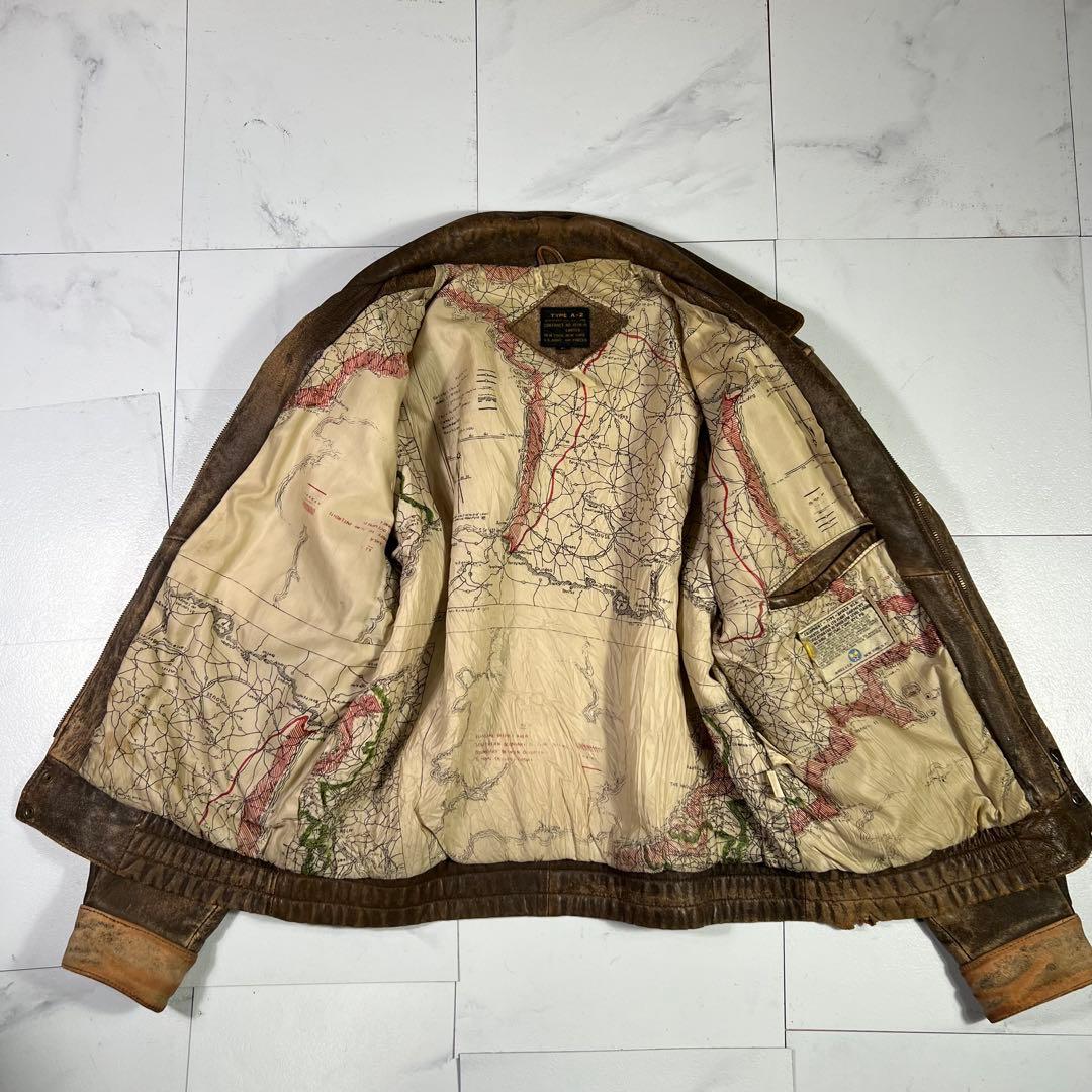 ジャケット・アウター 80s avirex A-2 real leather bomber Jkt