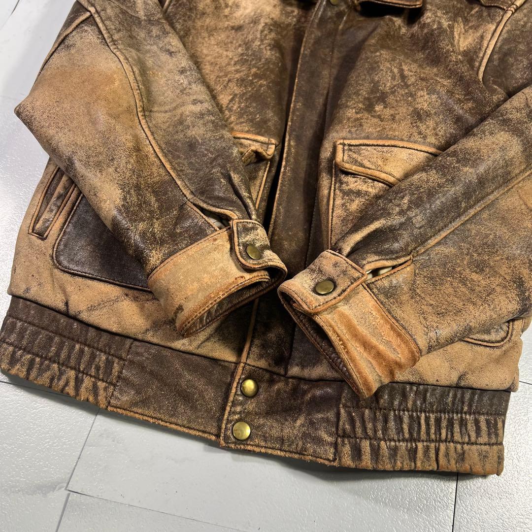 ジャケット・アウター 80s avirex A-2 real leather bomber Jkt
