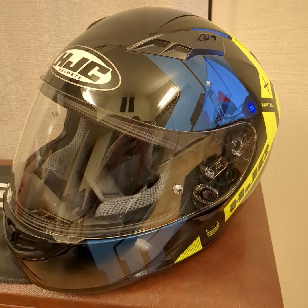 HJC フルフェイスヘルメット 黒/青/黄