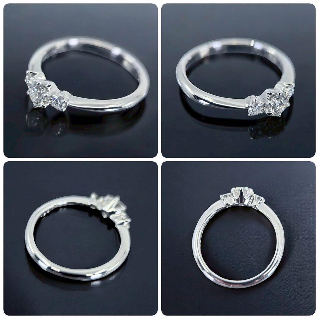 【新品同様】ミキモト ダイヤ　リング　0.24 Pt950 指輪