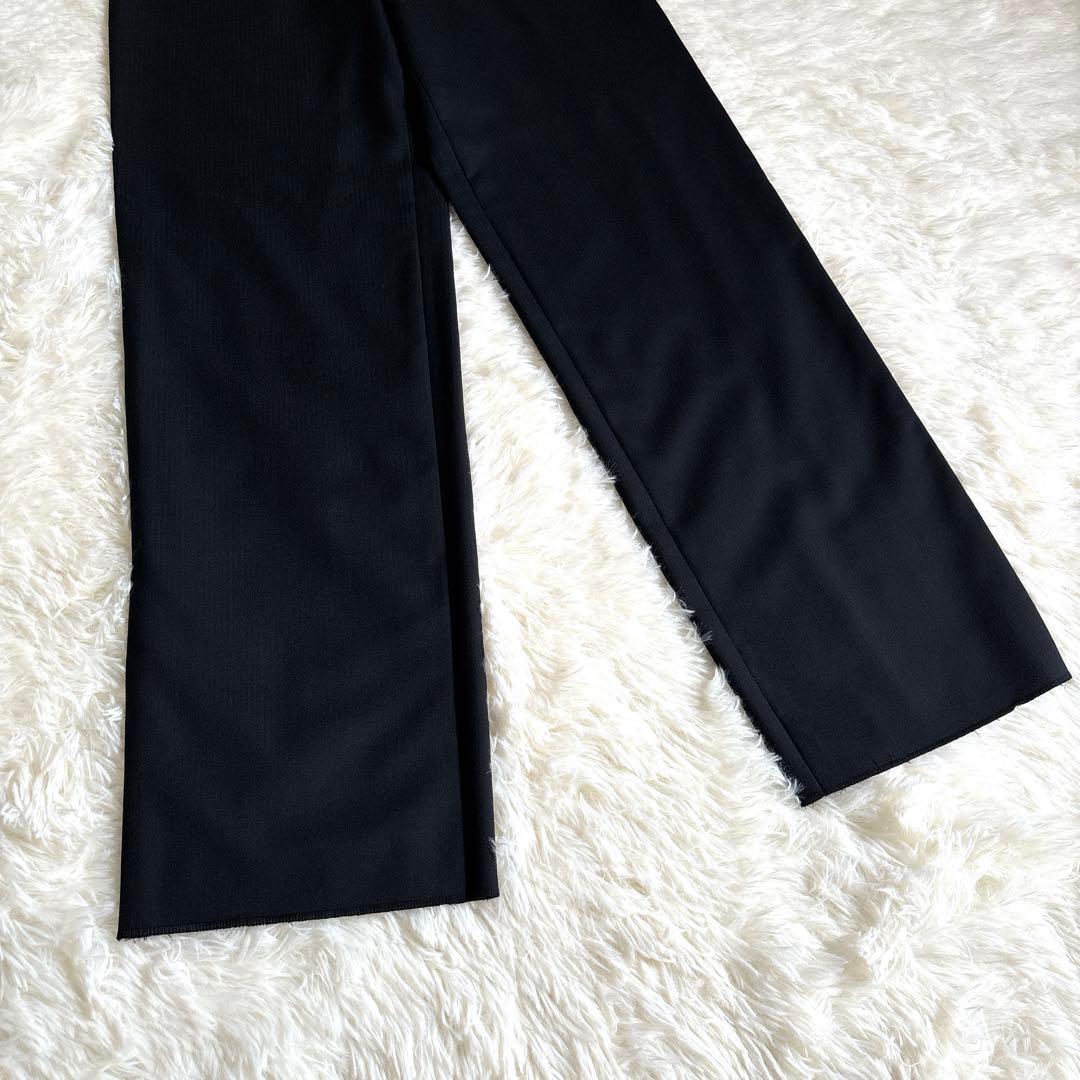 【訳あり】未使用品✨マーガレットハウエル　パンツセットアップ ウール L 黒
