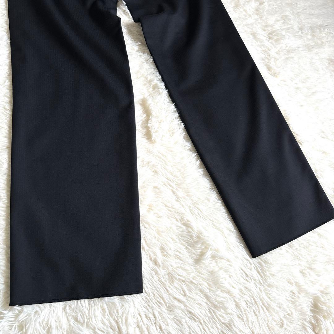 【訳あり】未使用品✨マーガレットハウエル　パンツセットアップ ウール L 黒