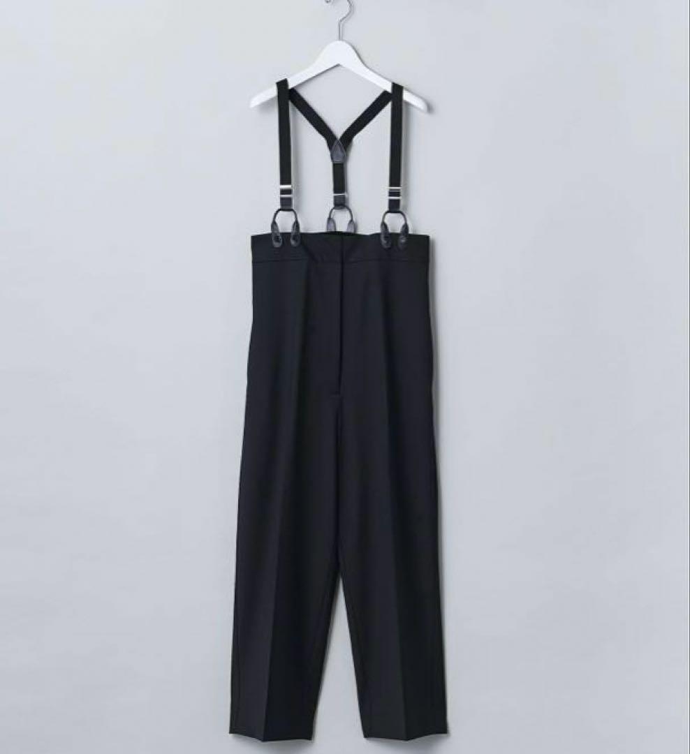 ＜H＞トロピカルハイウエストサスペンダーパンツ