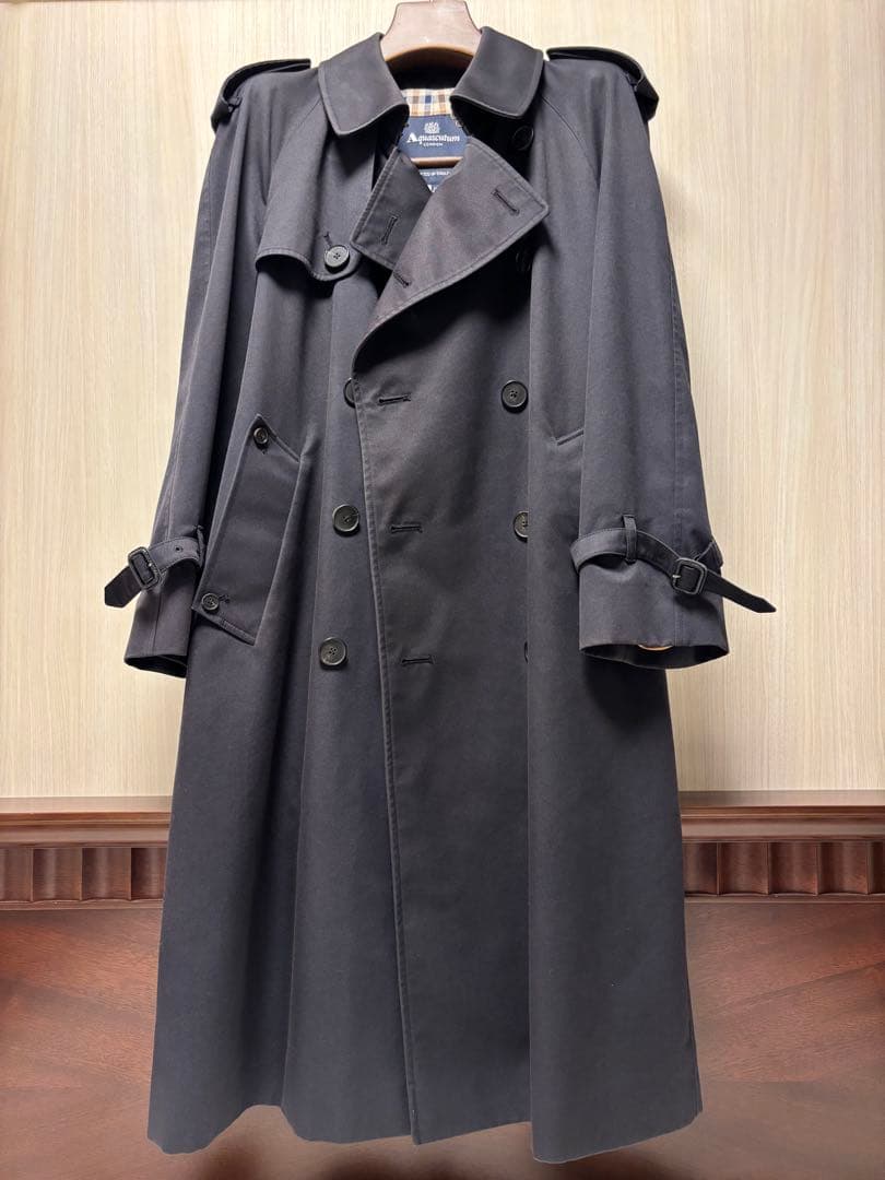 【セール】Aquascutum アクアスキュータム トレンチコート