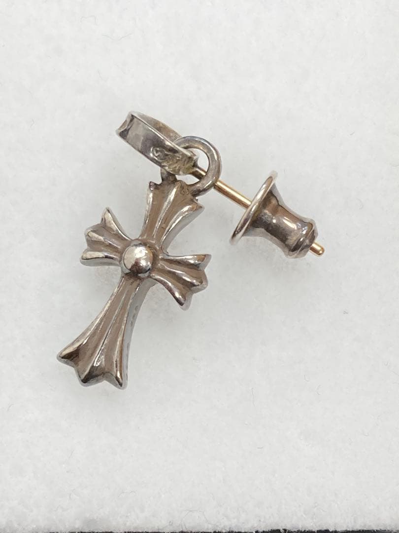 chrome hearts クロムハーツ ベビーファットクロスチャームピアス