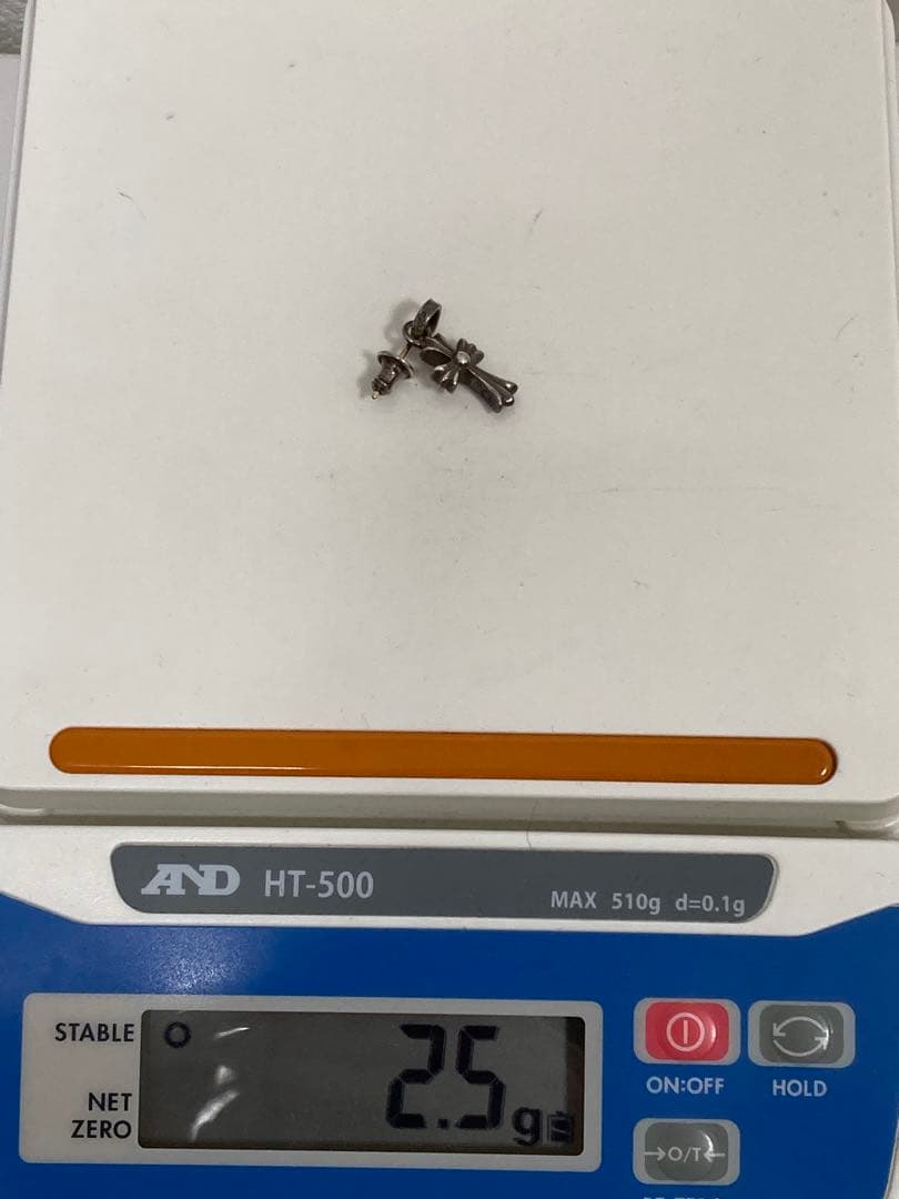 chrome hearts クロムハーツ ベビーファットクロスチャームピアス