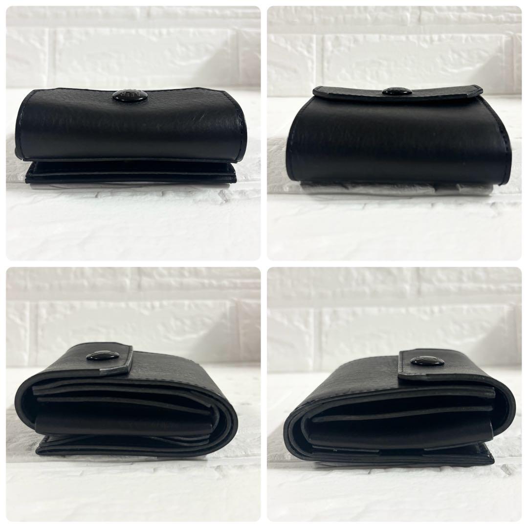 【新品未使用】 ビアベリー ハッチバック ブラック 折り財布 レザー