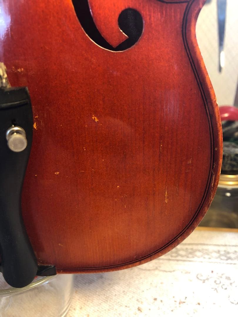 【駒&魂柱調整済】Suzuki分数バイオリンNo280 1/2 1977