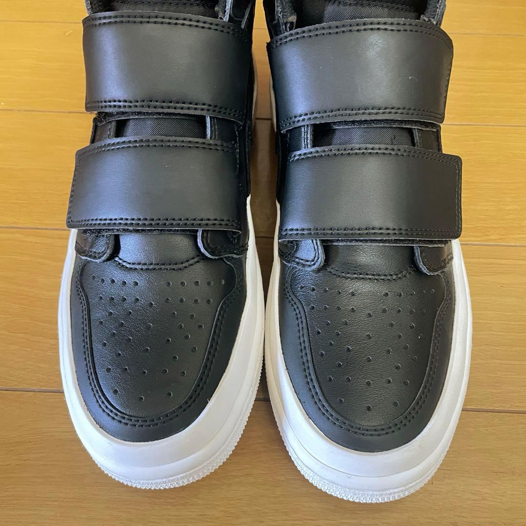 試着程度 ナイキ エアジョーダン1 レトロ ハイ ダブル ストラップ レザー27