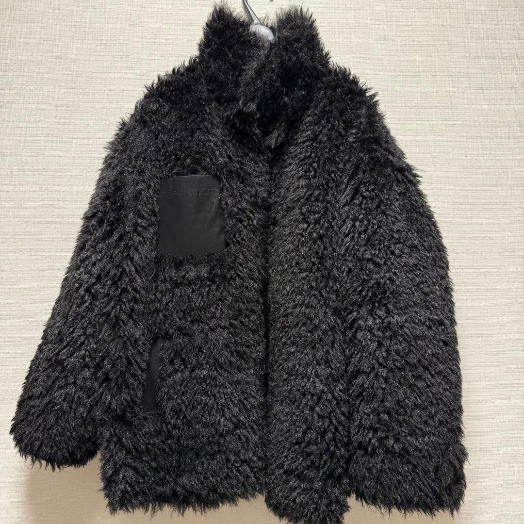 完売品 MAISON SPECIAL リバーシブルフェイクレザームートンブルゾン