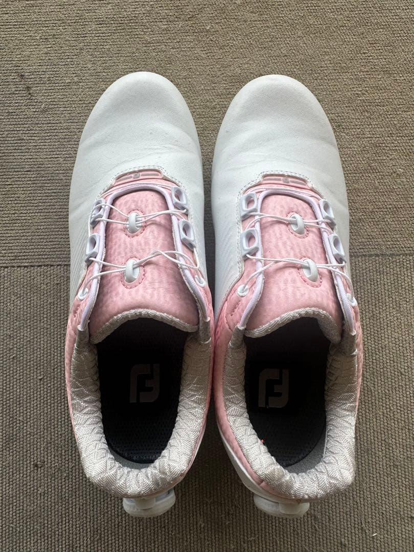 FootJoy ゴルフシューズ 女性用 ホワイト/ピンク