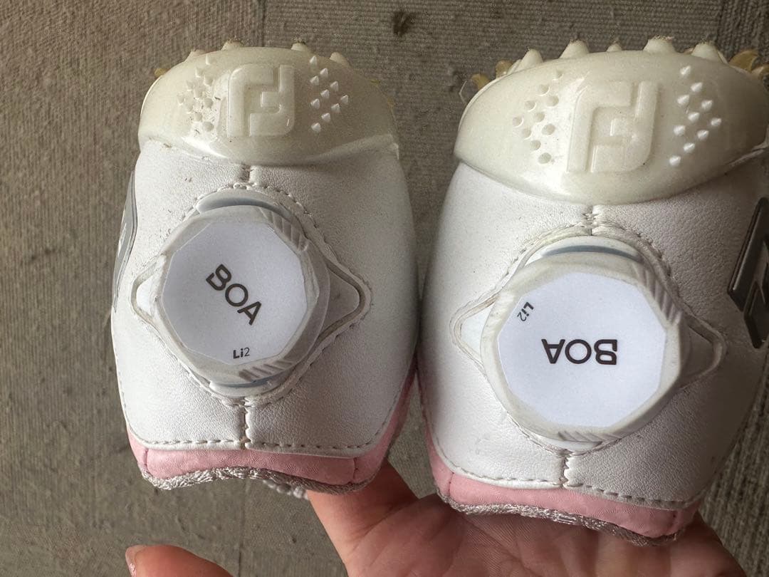 FootJoy ゴルフシューズ 女性用 ホワイト/ピンク