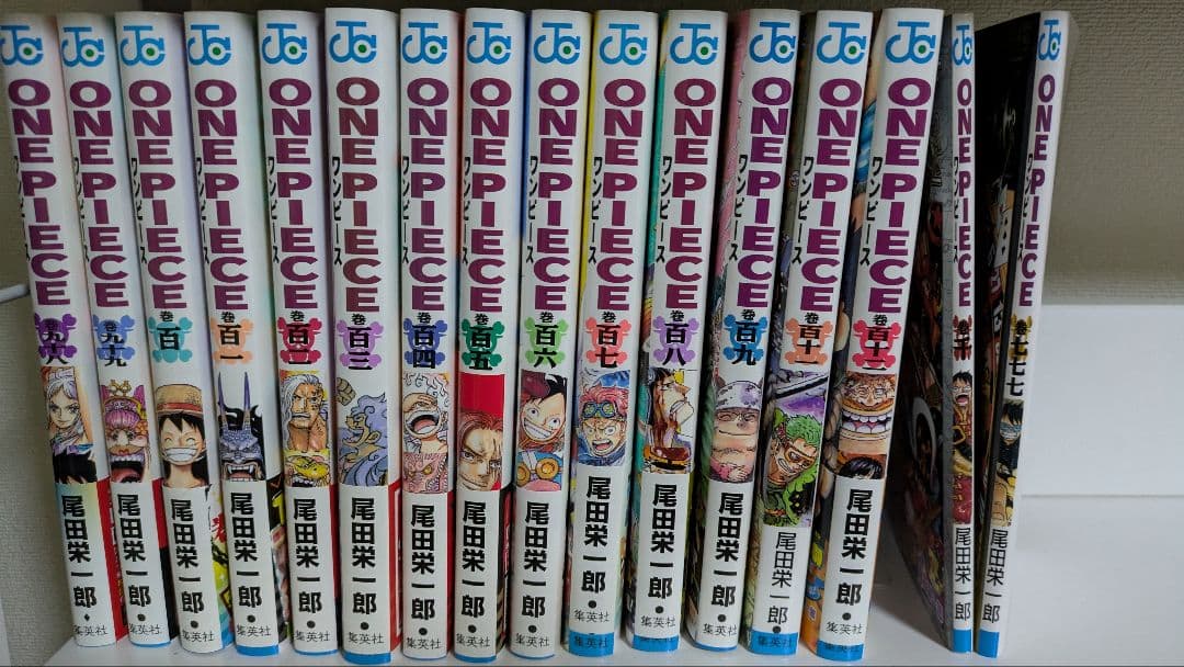ONE PIECE ワンピース 1〜112巻、千巻、七七七巻