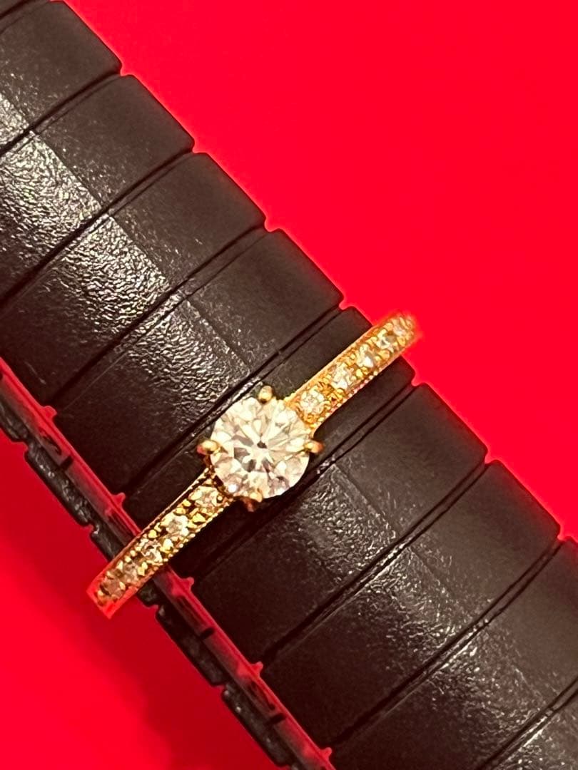 美品　18k リング　ダイヤモンド