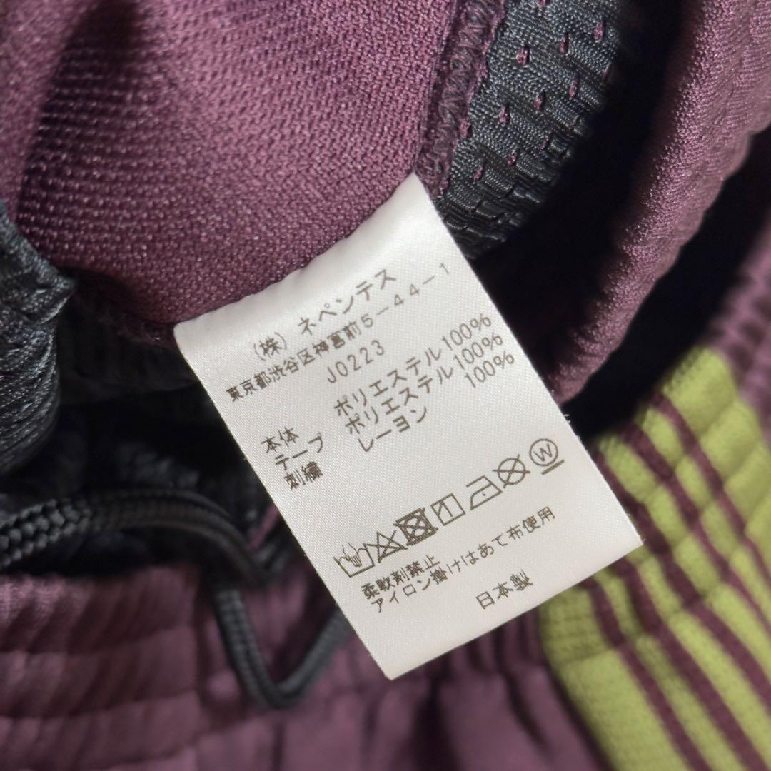 【希少】Needles ニードルズ21AWトラックパンツ M マルーン 深瀬着用