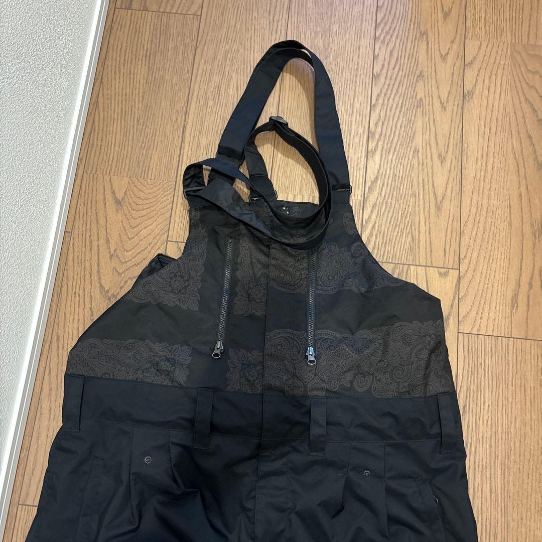 marqleen ビブパンツ　ブラック