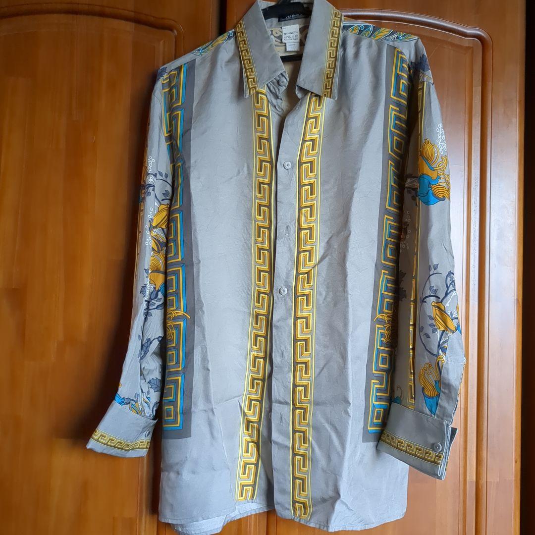 VERSACEメンズシルクブラウス50