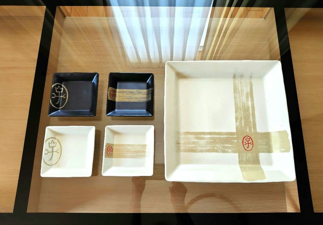 ☆カステルバジャック 角取り分け揃 5点セット 未使用品☆