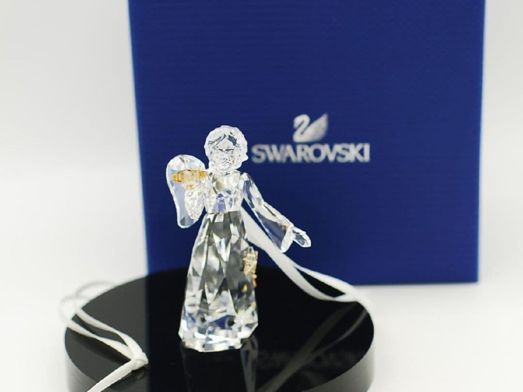 スワロフスキー クリスタル2010年度限定 エンジェル天使 オーナメント 置き物