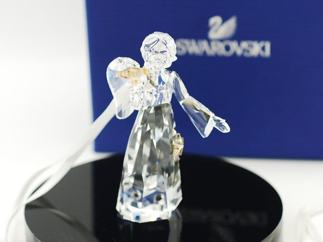 スワロフスキー クリスタル2010年度限定 エンジェル天使 オーナメント 置き物