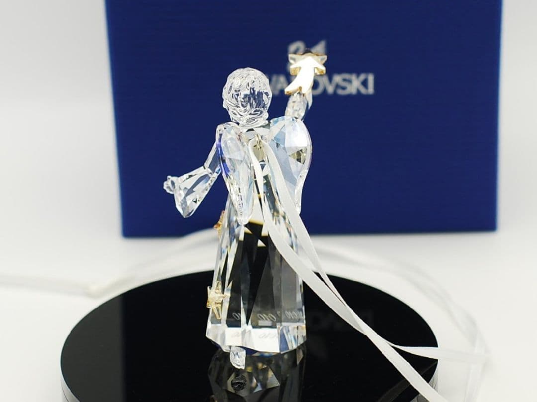 スワロフスキー クリスタル2010年度限定 エンジェル天使 オーナメント 置き物