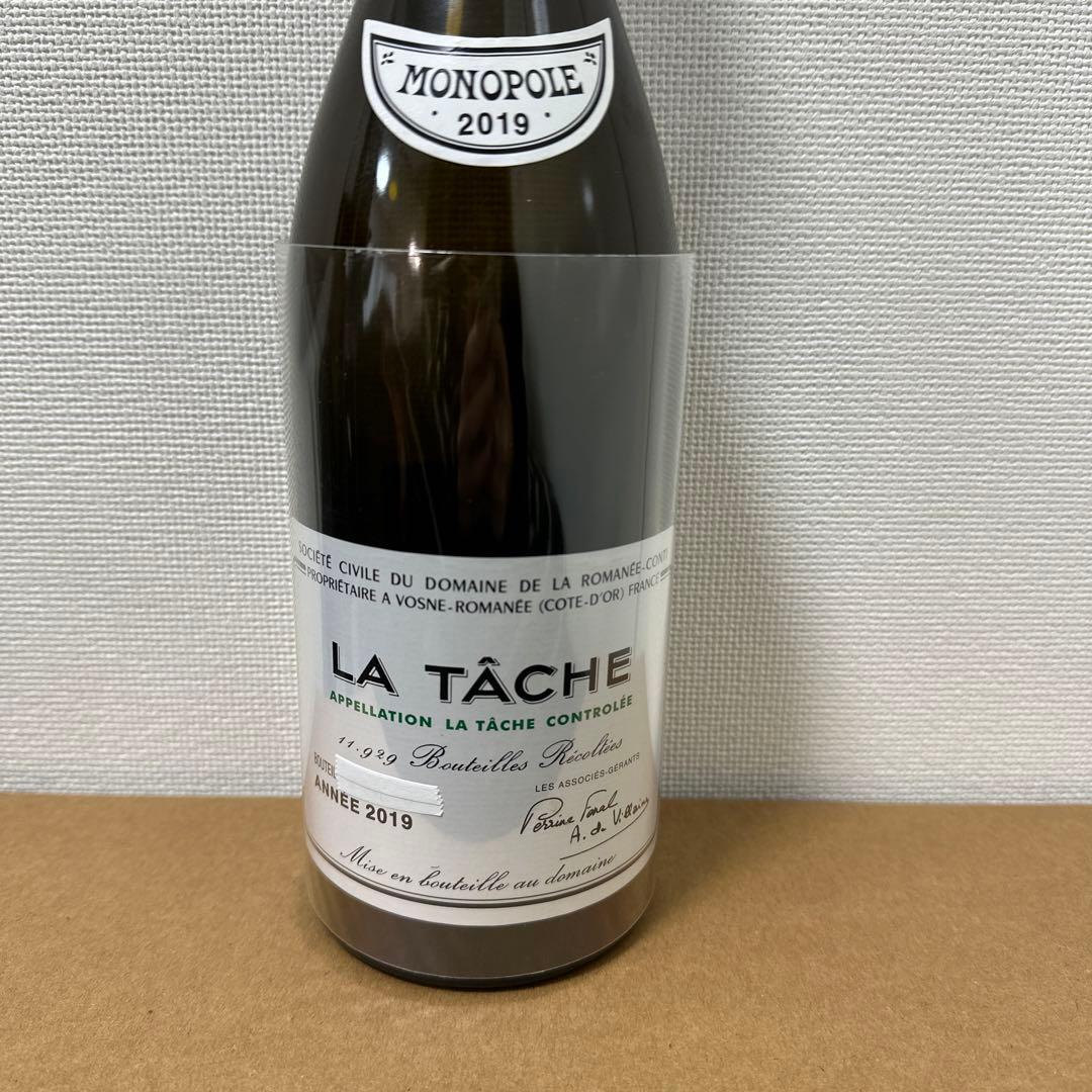 LA TACHE 2019 赤ワイン 空ビン