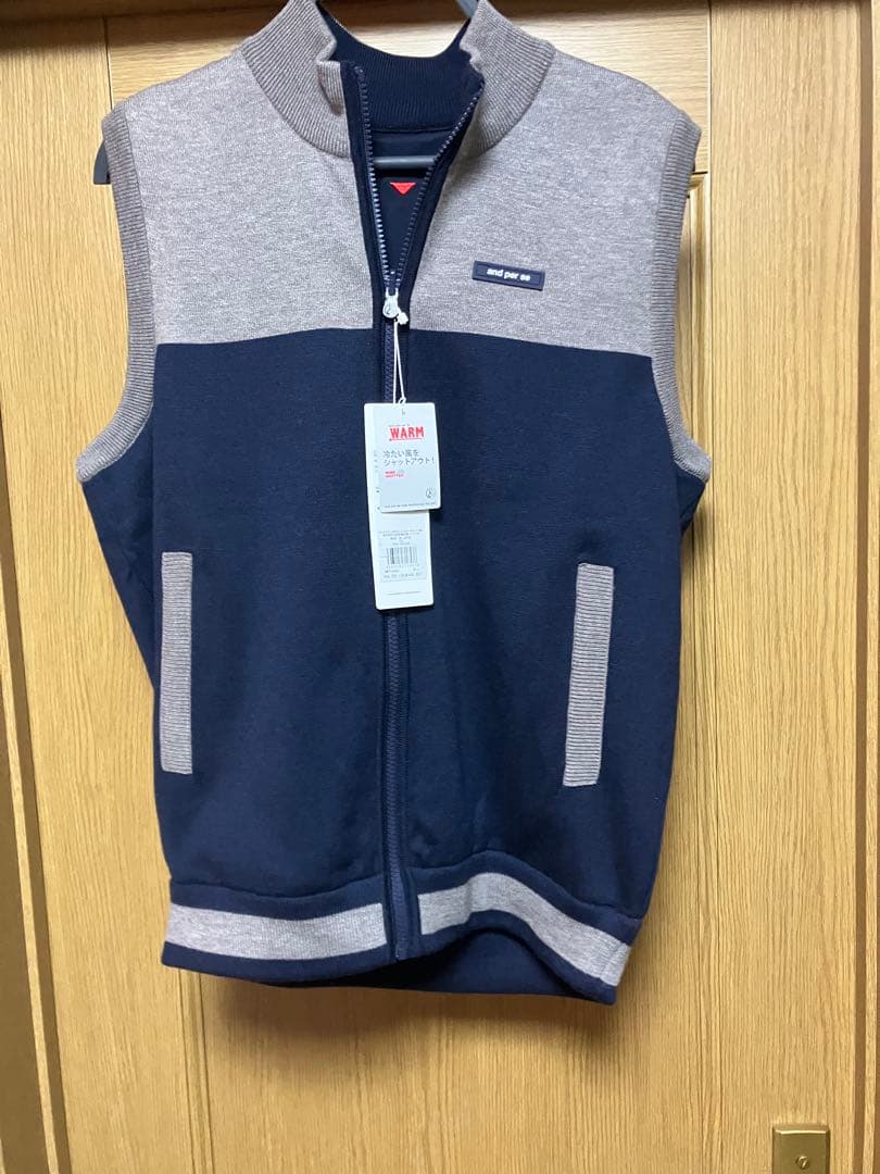新品　and per se ゴルフ ベスト Lサイズ