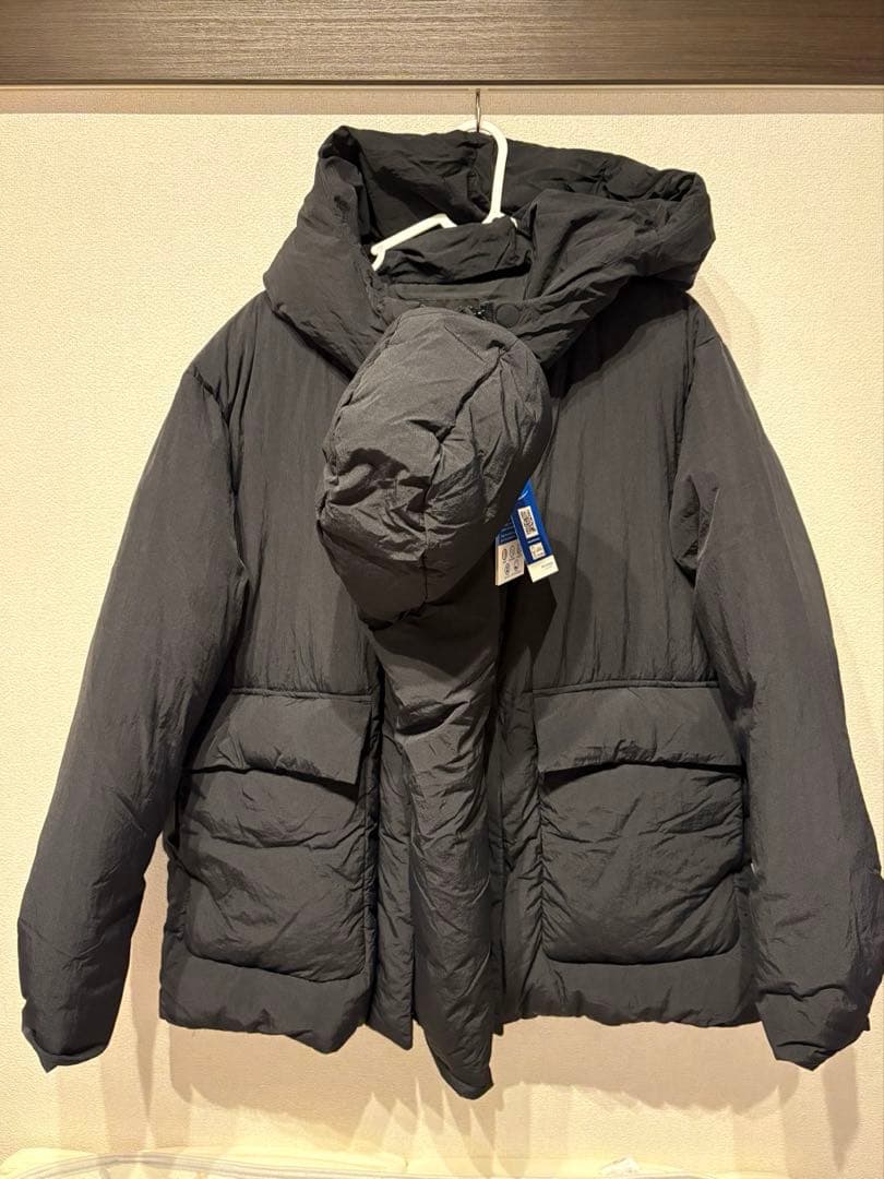 Konny ベビーキャリアアウター パデットジャケット Mブラック