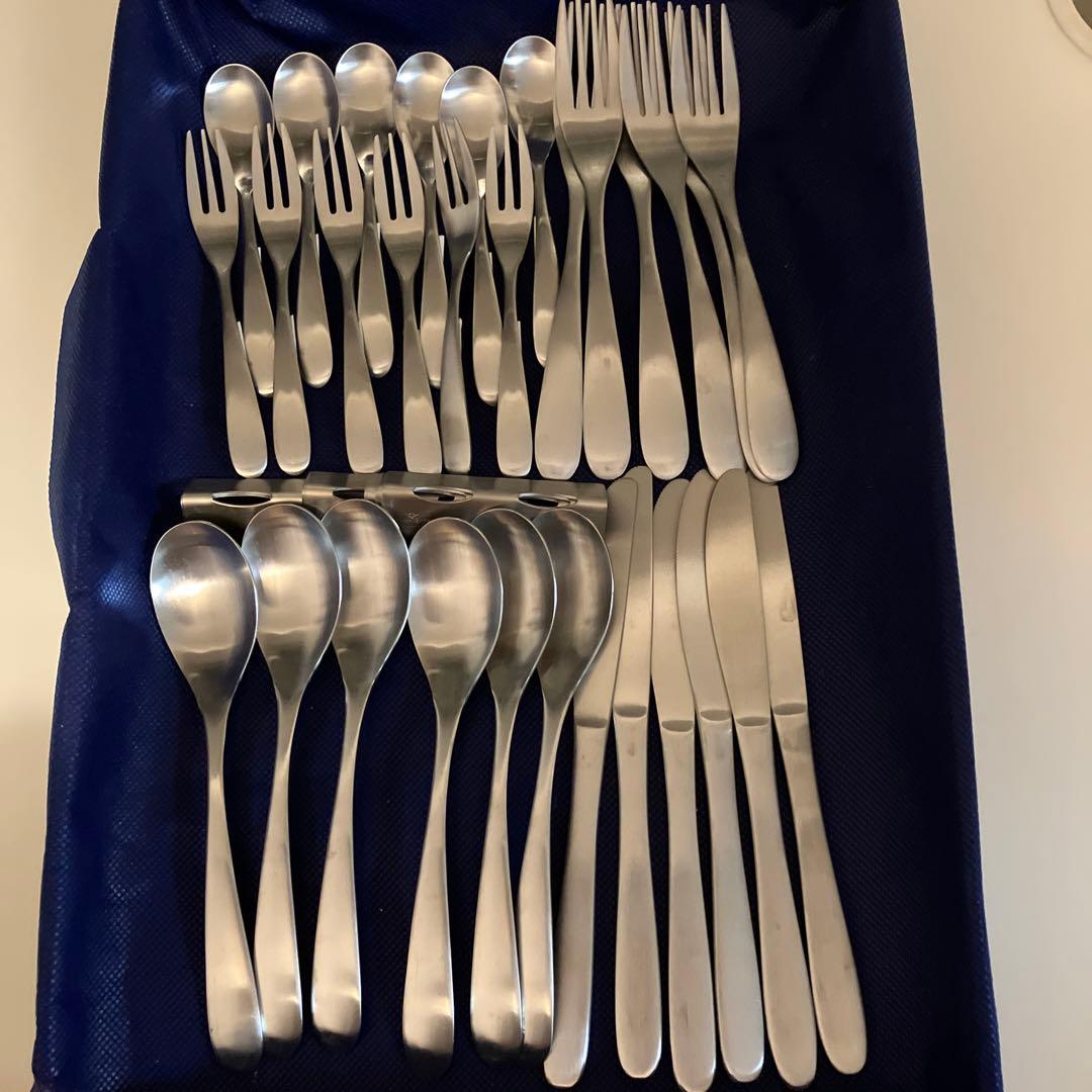 燕190 ナイフ スプーン大小 フォーク大小 レスト 各30 マドラー 10