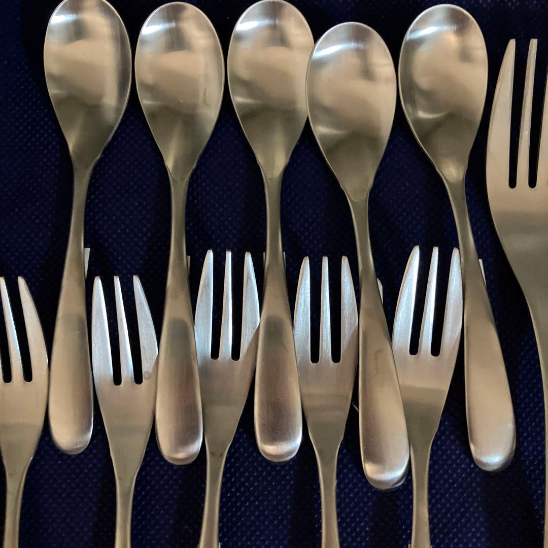 燕190 ナイフ スプーン大小 フォーク大小 レスト 各30 マドラー 10