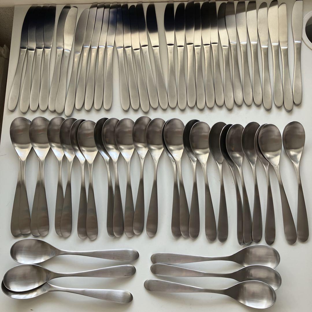 燕190 ナイフ スプーン大小 フォーク大小 レスト 各30 マドラー 10