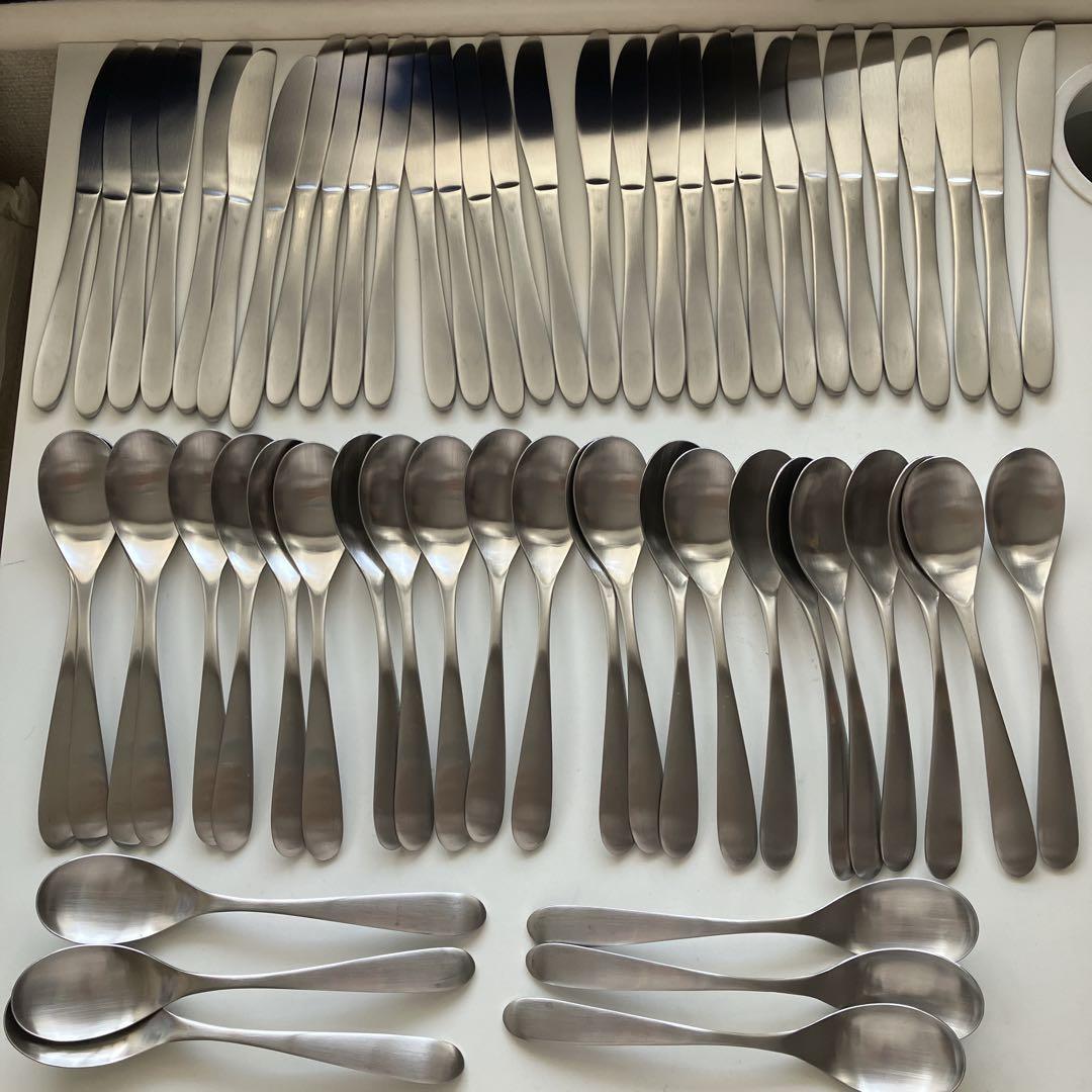 燕190 ナイフ スプーン大小 フォーク大小 レスト 各30 マドラー 10