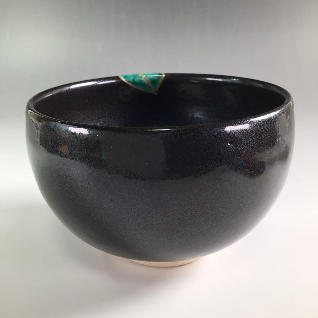 Ｒ４０２　茶碗　『中村源水造』『大徳寺　小野澤寛海箱書』『宗旦椿』　共箱　茶道具