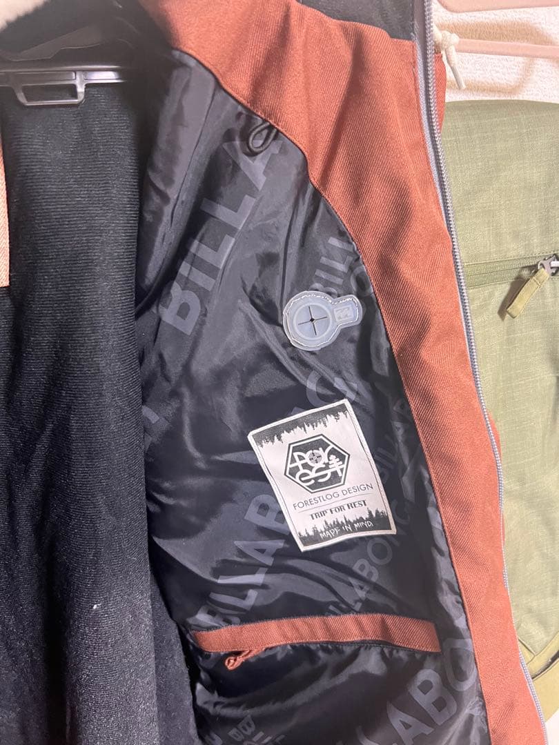 BILLABONG スノーボードウェア 上下セット メンズ スキーウェア